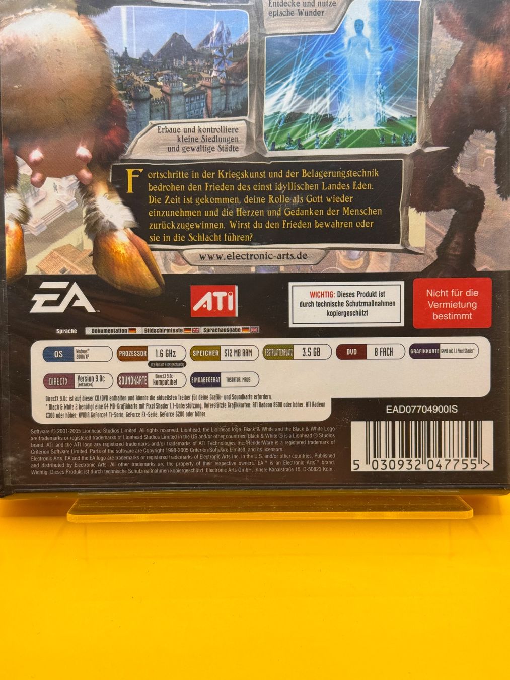 Giochi: Black & White 2 PC Game - Originalverpackt & Neu! – Nuovo e nell'imballaggio originale da Oberwil b. Zug venduto da silver2024 2