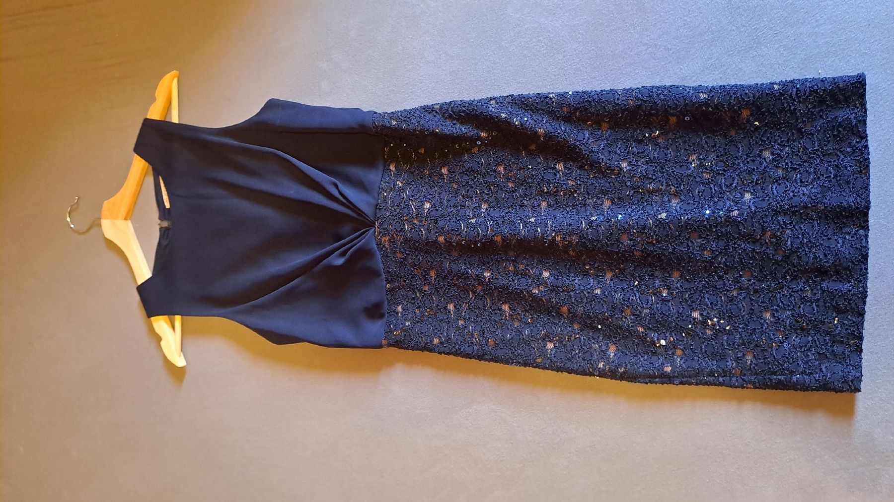 Anna Field Vestiti: Anna Field Kleid, Gr. 34, Dunkelblau, festlich, Spitze – Usato da Berlingen venduto da mic_qg5h