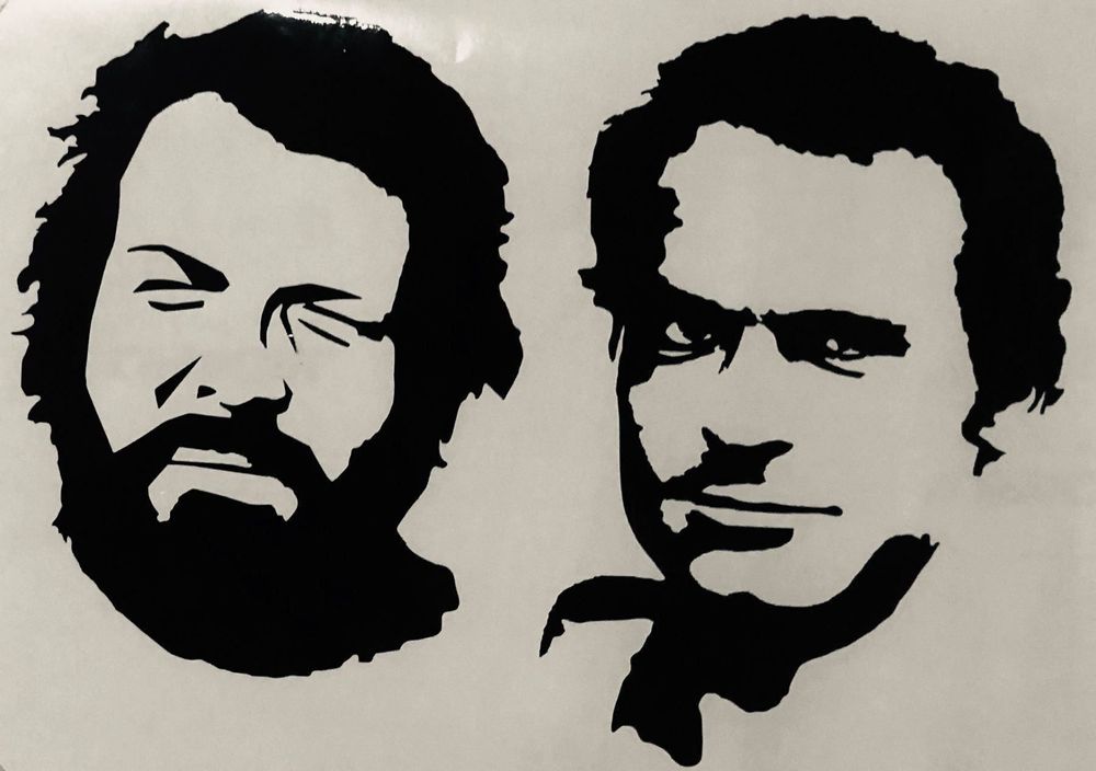 Bud Spencer & Terence Hill Car Sticker Acheter sur Ricardo