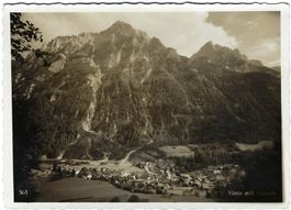 AK Vättis mit Calanda, gelaufen 1933