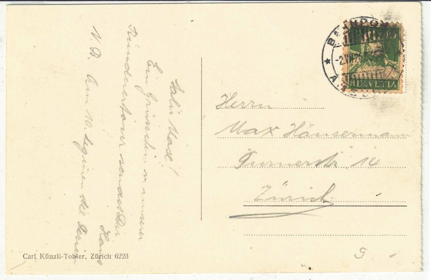 Cartoline postali: Tschiertschen - Teilansicht – Usato da Ettingen venduto da Kartenplanet 1