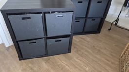 KALLAX 2x 4er - IKEA - Schwarz