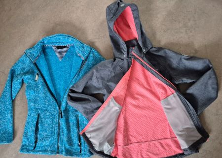 ICEPEAK 152 11 12 JAHRE GIRL STRICKJACKE RUKKA 2 x SET