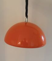 Vintage Mid Century Space Age Pendelleuchte Orange 