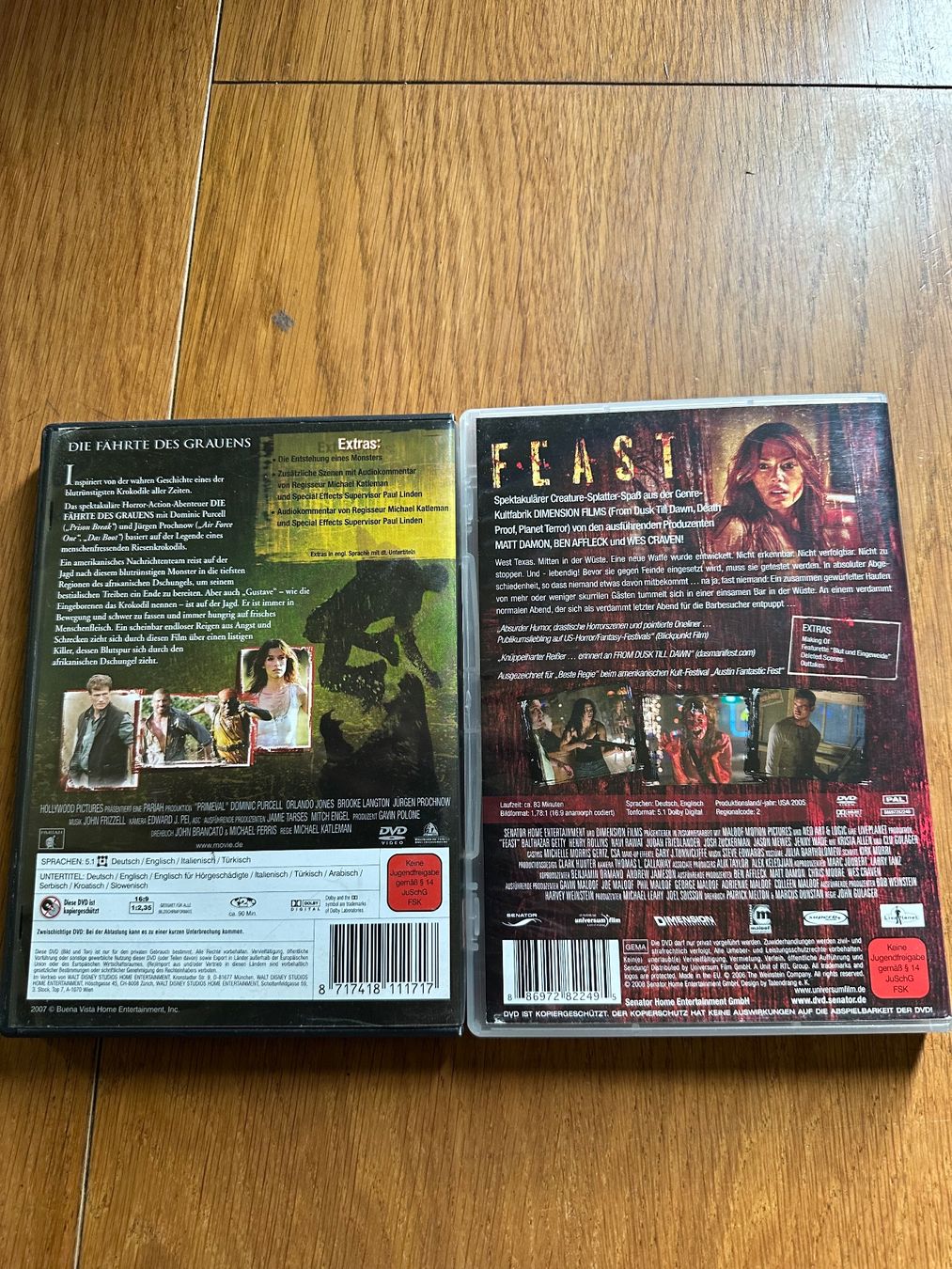 Alle DVDs: Die Fährte des Grauens, Feast DVD – Gebraucht aus Benken ZH von Audi-erich 1