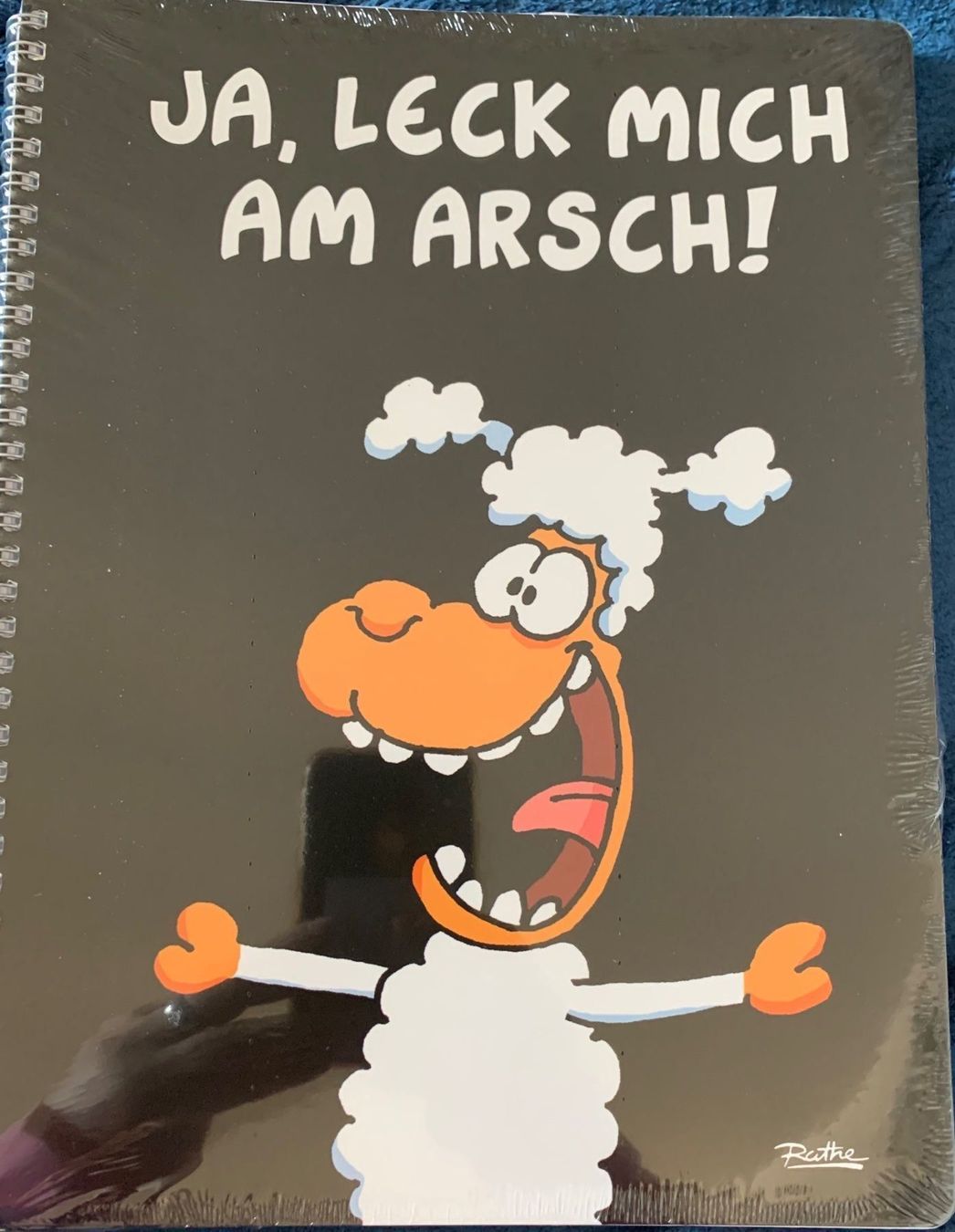 Blocchi: Ruthe collegeblock block A4 Leck mich Ringbuch – Nuovo e nell'imballaggio originale da Buchs SG venduto da Billikatze5