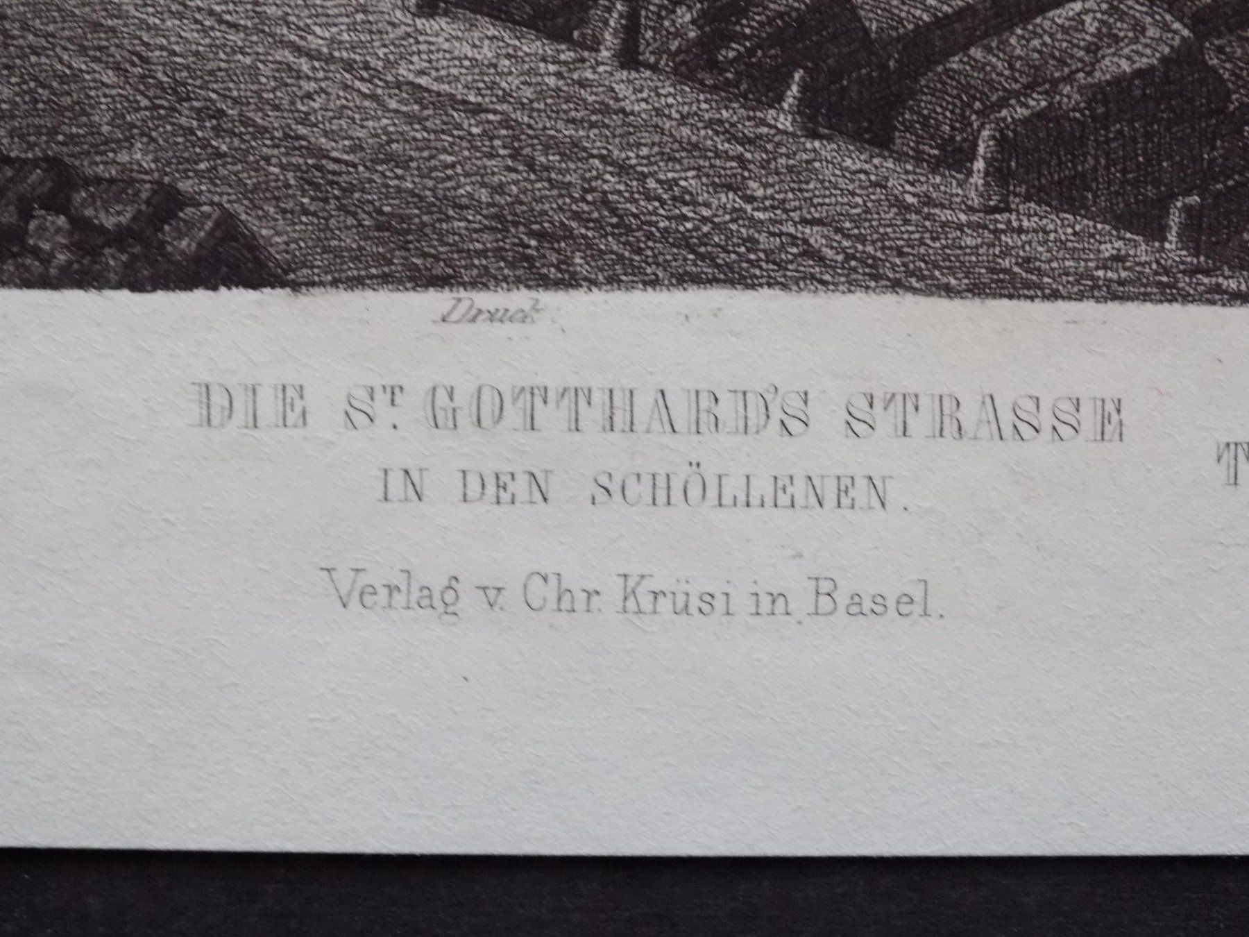 Stiche: Die Gotthardstrasse in den Schöllenen – Gebraucht aus Risch von Rischli15 2
