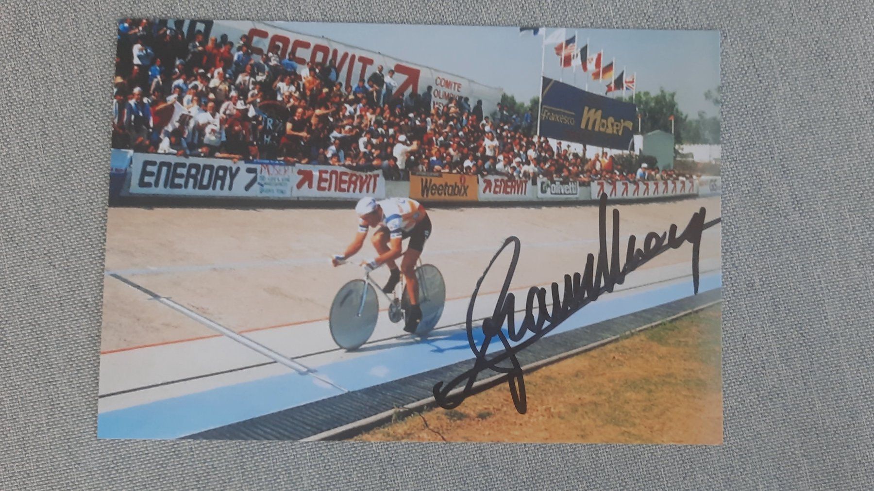 Autografi: Autogramm Francesco Moser – Usato da Schmerikon venduto da Olympia04