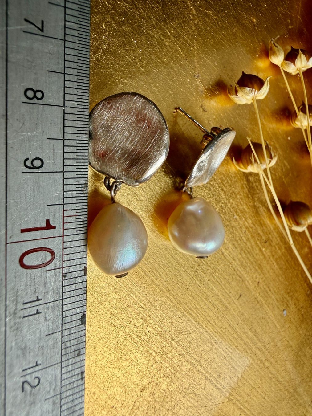 Orecchini pendenti & Orecchini a lobo: 925 Silber Ohrstecker mit Perlenanhänger – Nuovo e nell'imballaggio originale da Maienfeld venduto da Cmicky 4