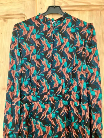 Raquel Diniz Langes Seidenkleid, S/M (Neu 950€)