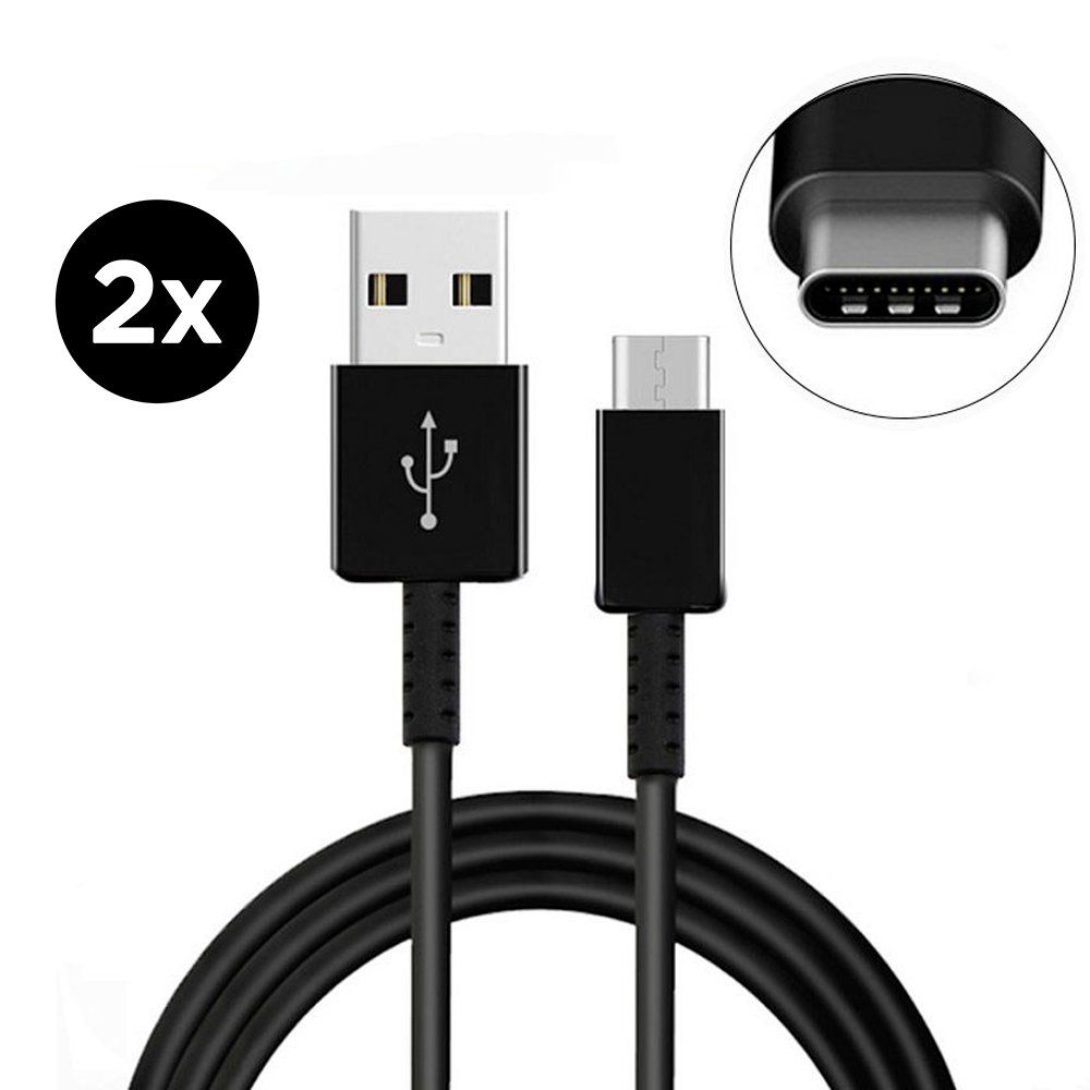 Kabel: 2x USB-C Daten und Ladekabel schwarz 1m (2erPack) – Neu und originalverpackt aus Basel von tniederlaender
