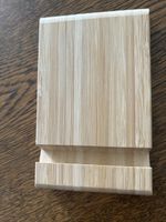 Handy Halterung aus Bambus Holz neuwertiger Zustand 8 cm