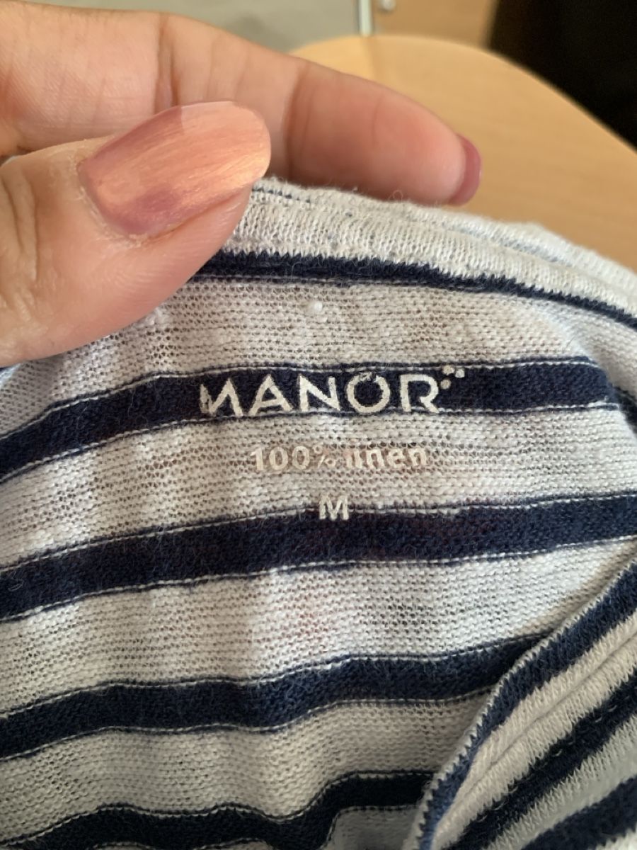 Manor T-shirts: T-shirt marinière lin  – D'occasion à Prangins par val_2c72 1