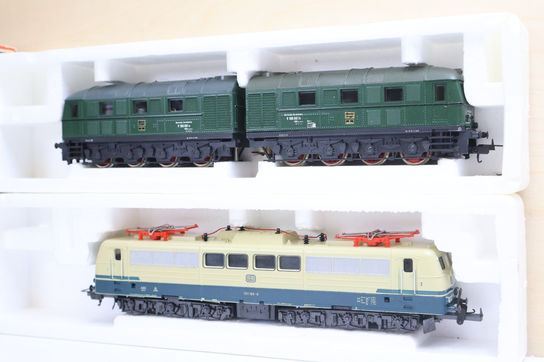Lima Modellini di ferrovie: Lima Doppelpack V188 Doppellok + BR 151 E-Lok - H0 DC – Usato da Winterthur venduto da Monstera 2