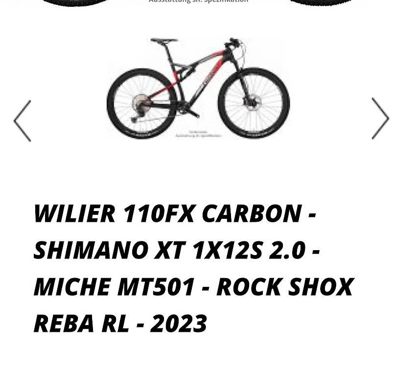 Biciclette: Wilier Marathon Fully Gr.L – Usato da Riehen venduto da pet_t8jb