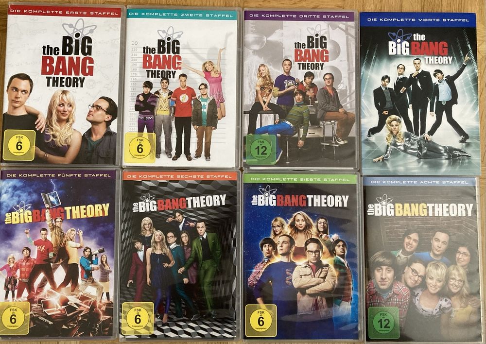 Big Bang Theory Staffel 1-8 (Gebraucht) in Arnegg für CHF 20 – mit ...