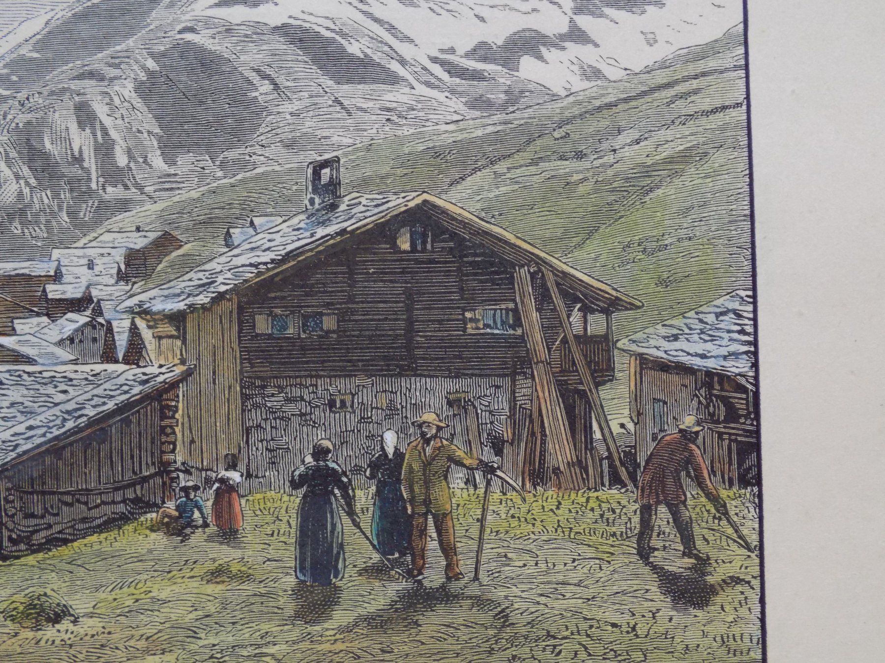 Gravures: Vrin Lumnezia koloriert – D'occasion à Risch par Rischli15 5