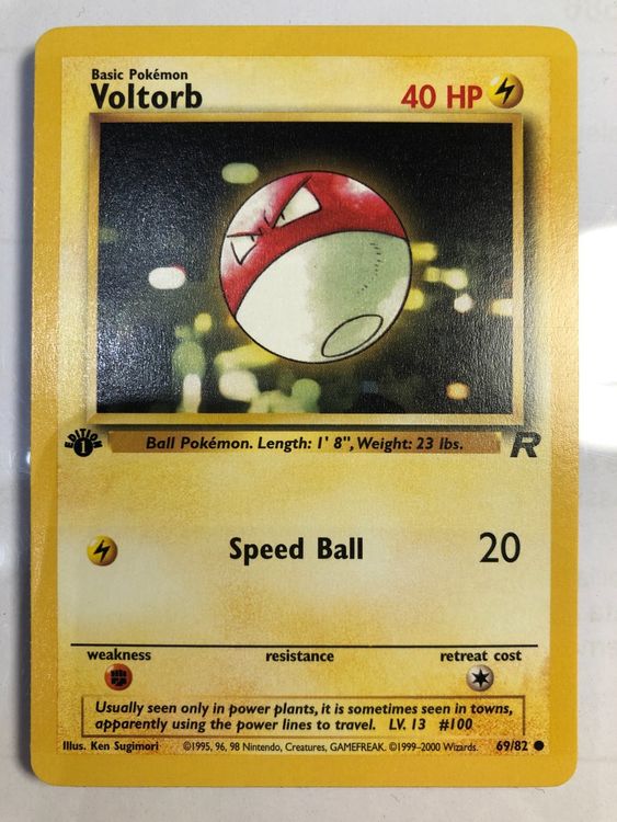 Voltorb 1st Team Rocket - MINT - ab 1.- | Kaufen auf Ricardo