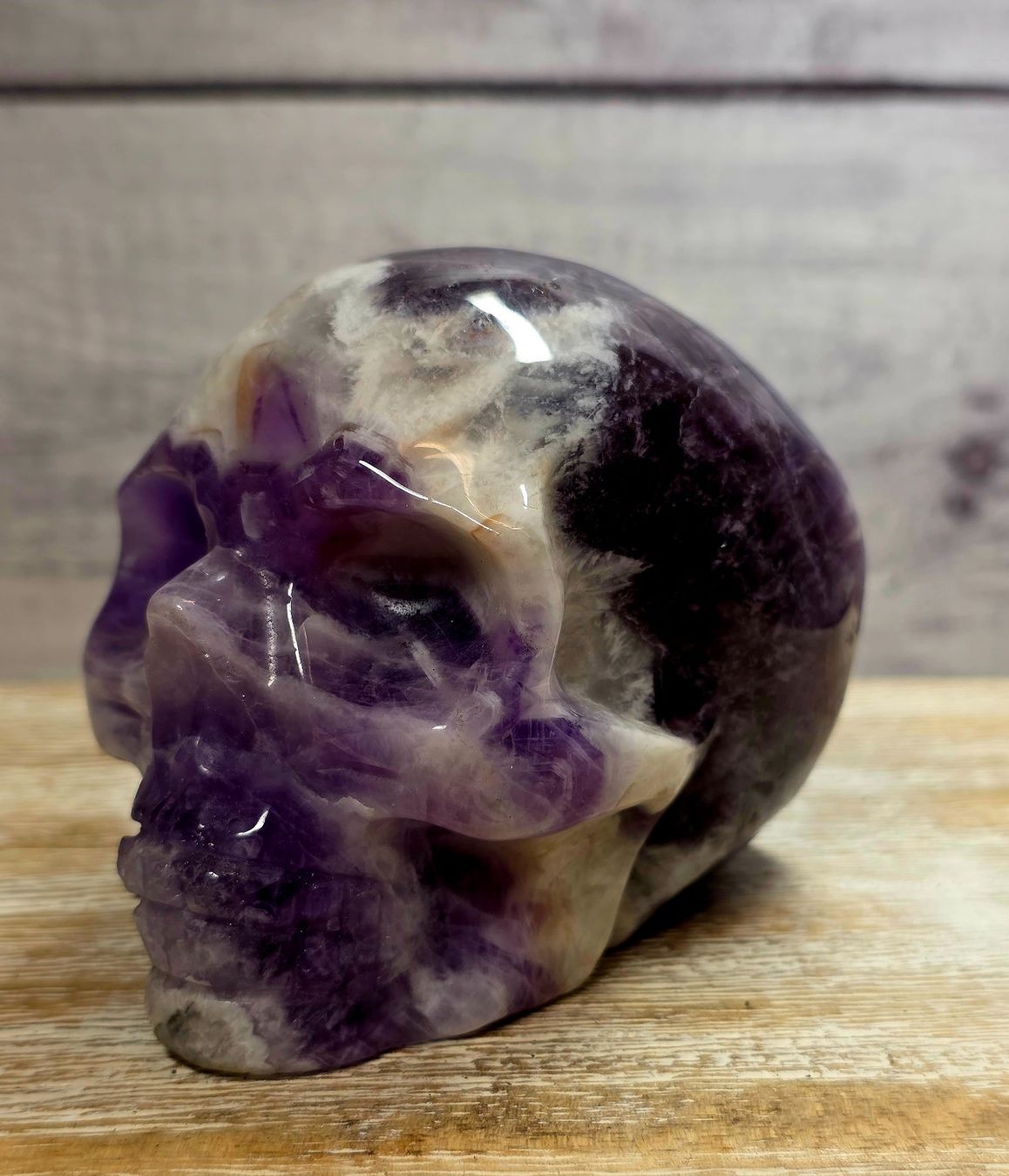Minerali & Pietre curative: Top Amethyst Schädel 682g – Nuovo e nell'imballaggio originale da Matzingen venduto da Shay_Crystalz 1