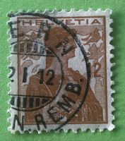  Nr.121  Brustbild der Helvetia mit Schwert GESTEMPELT    