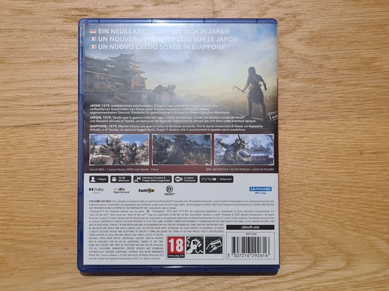 Giochi: Ubisoft: Assassin's Creed Shadows - PS5 Game – Usato da Winterthur venduto da stufaphi 2