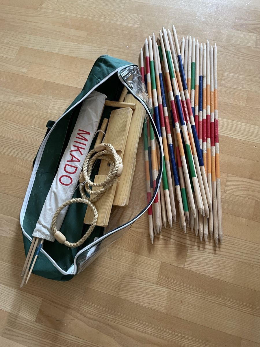 Giochi: Mikado Spiel mit Ringwurfspiel  – Usato da forch venduto da Draechli789