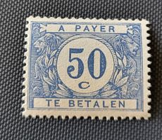 Belgien alte briefmarke