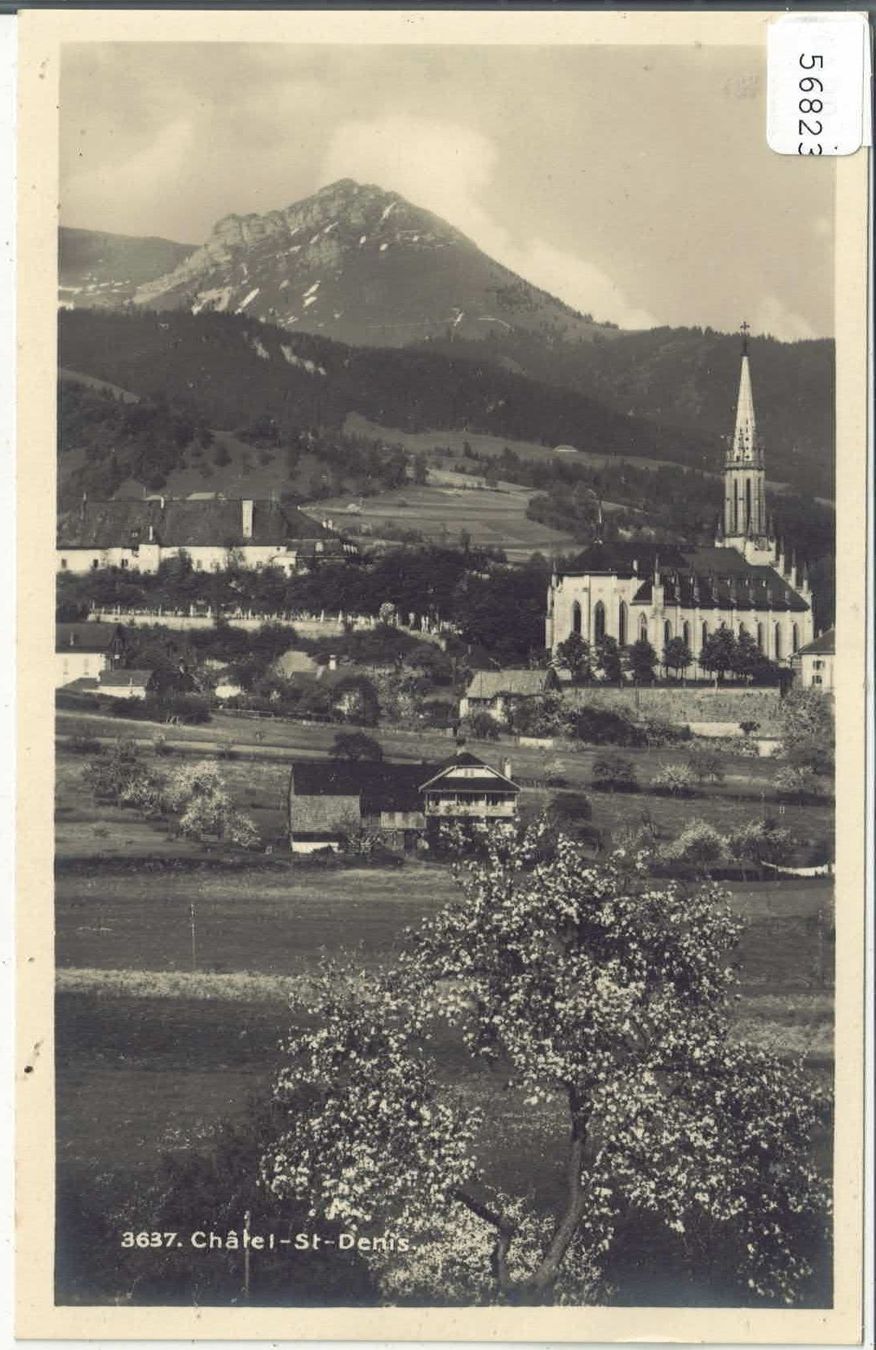 Ansichtskarten: Chatel-St-Denis - Eglise – Gebraucht aus Ettingen von Kartenplanet