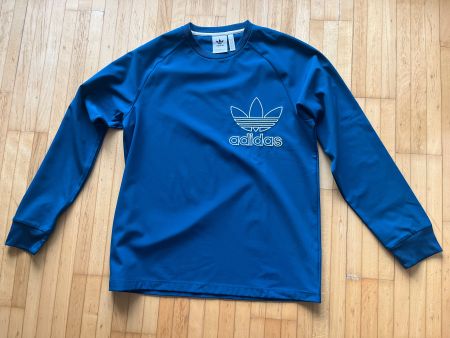 ADIDAS ORIGINALS SWEATER PETROL, M - NEUWERTIG!