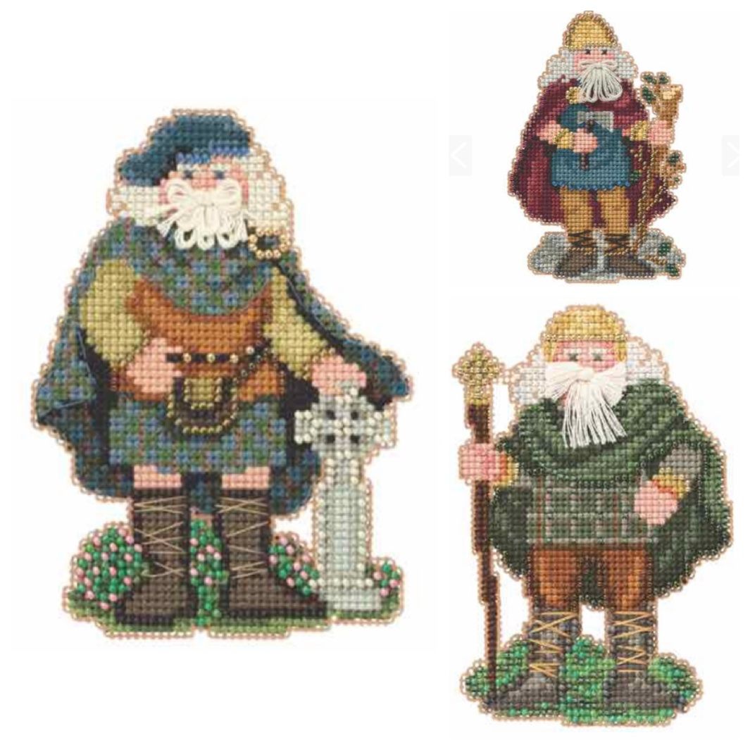 Kit bricolage: Lot complet de 3 Celtic Santas de Mill Hill – Nuovo e nell'imballaggio originale da Bouveret venduto da sev_qj7l