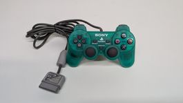 Original PlayStation 1 Controller, grün-transparent