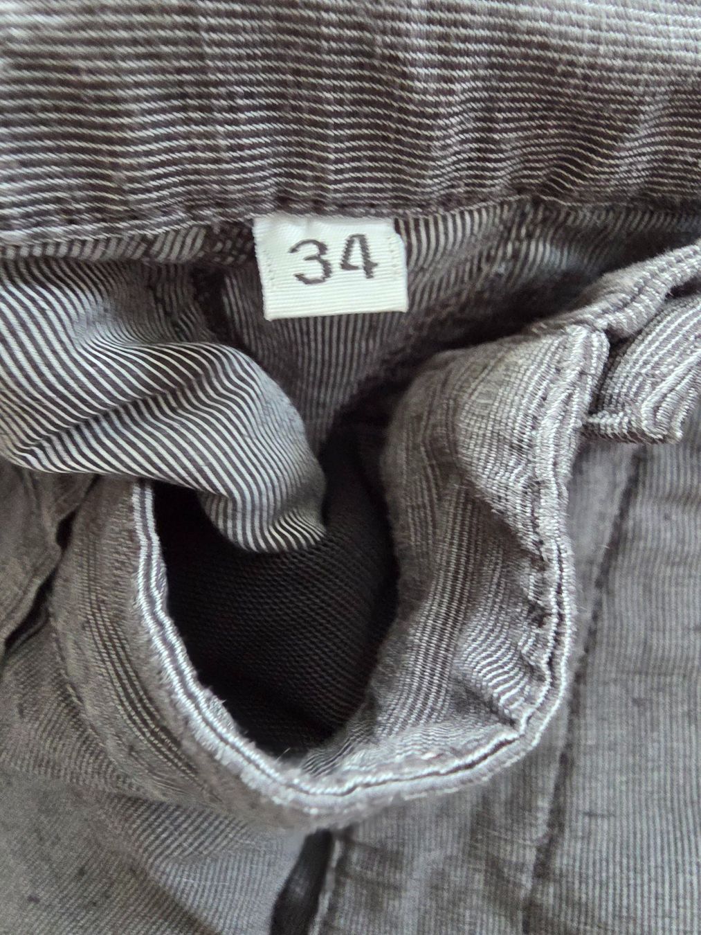 Pantaloni: Outlier Injected Linen Pants Gr. 34 dunkelgrau – Usato da Dietlikon venduto da Bonamesa 5