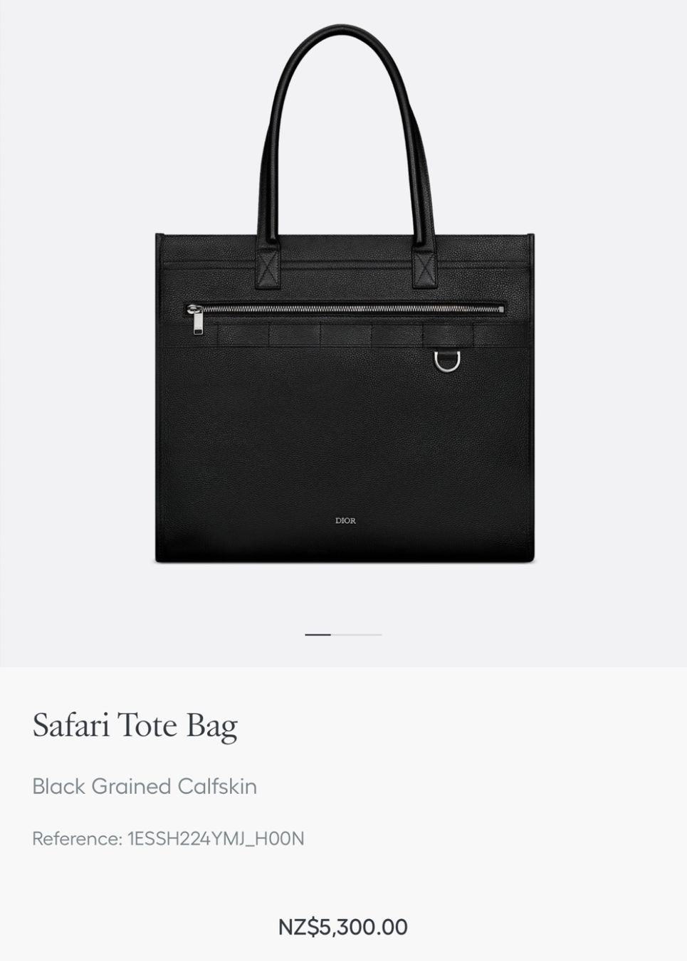 Dior Borse: Dior Stylish Black Leather Bag – Usato da Olten venduto da Junijun2018