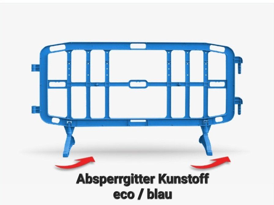Sonstiges: Bauzaun Kunstoff eco / blau – Neu und originalverpackt aus Trimmis von SpartacusOne