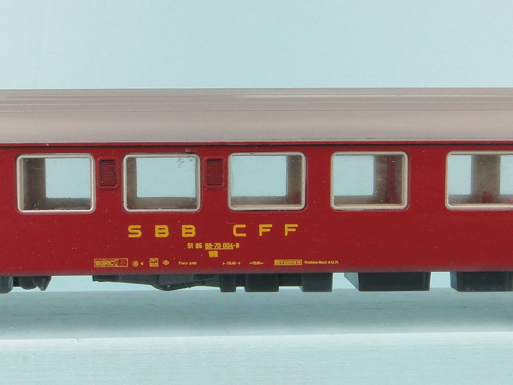 Liliput Modellini di ferrovie: Liliput SBB RIC Restaurant – Usato da Bülach venduto da cann11 1
