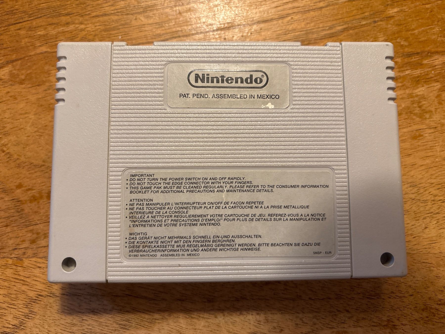 Nintendo Giochi: INDY CAR - Super Nintendo SNES – Usato da Zürich venduto da hiddentreasures_zh 1