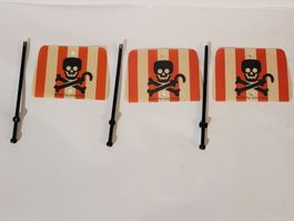 3x voiles LEGO pirates neufs avec mâts noirs