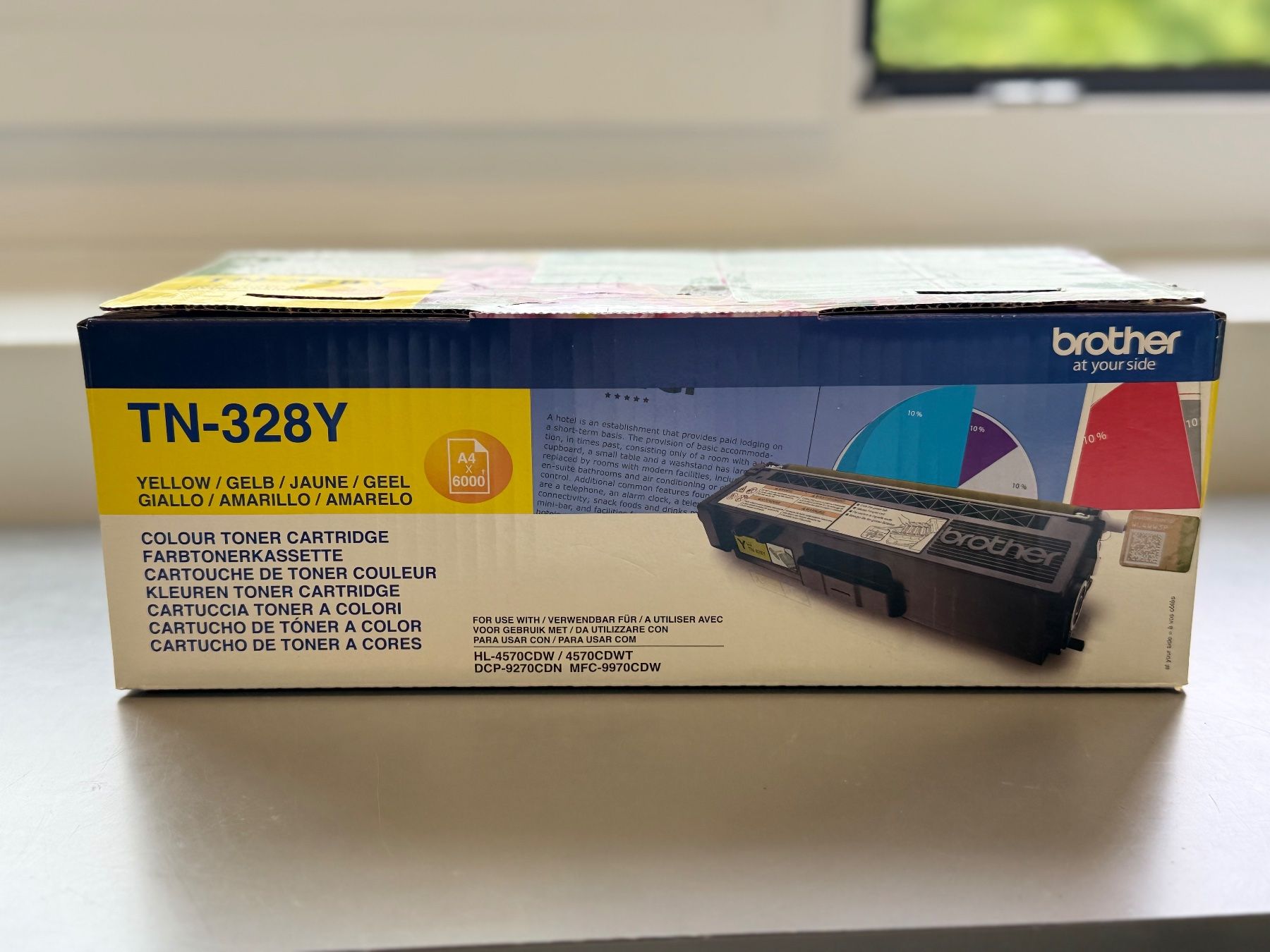 Brother Cartucce per stampanti & toner: Brother TN-328Y Toner Yellow – Nuovo e nell'imballaggio originale da St. Gallen venduto da FILTROX-IT 2