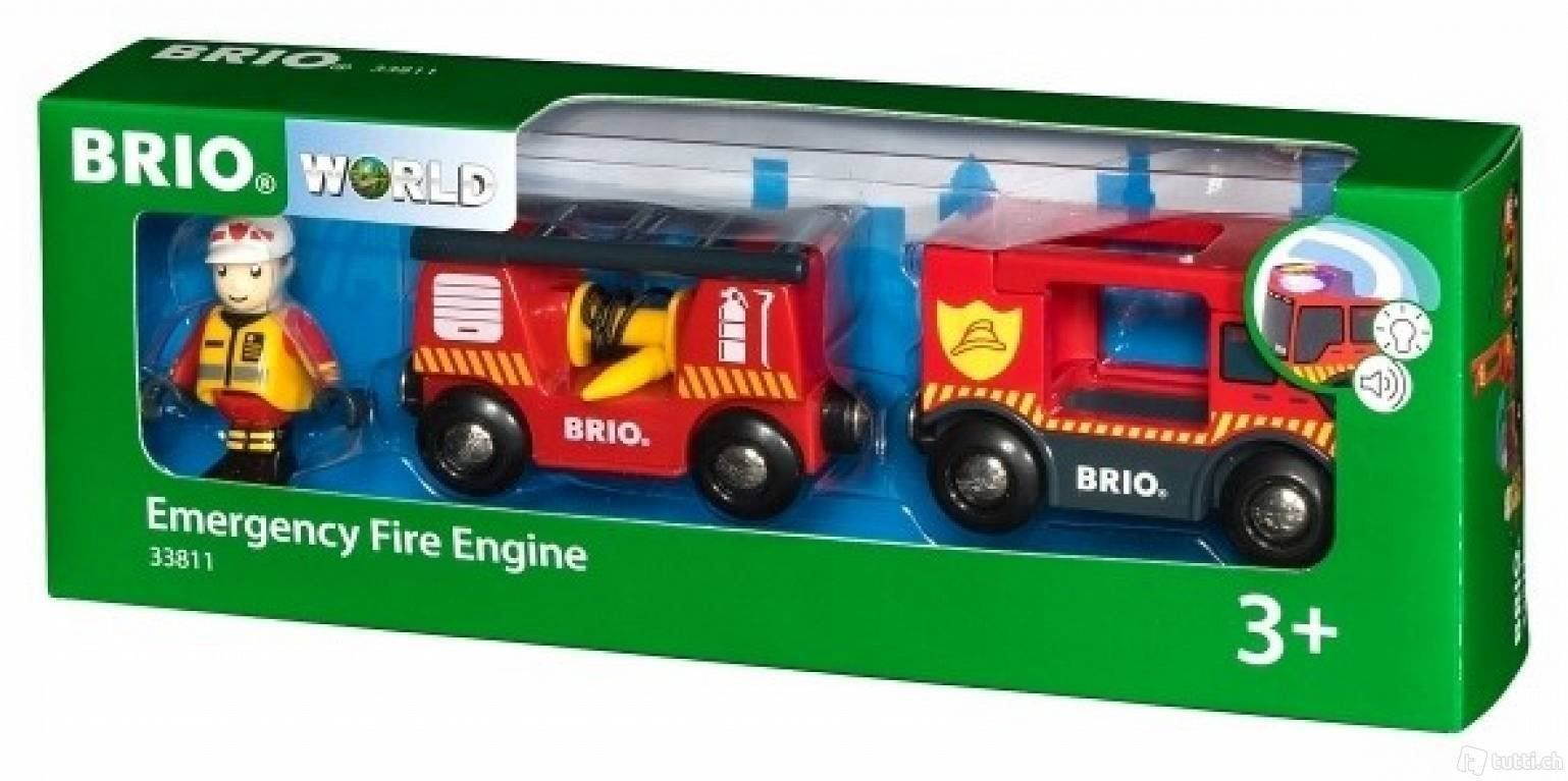 Brio Spielzeuge: BRIO Feuerwehr Leiterfahrzeug – Neu und originalverpackt aus Malters von leif 2