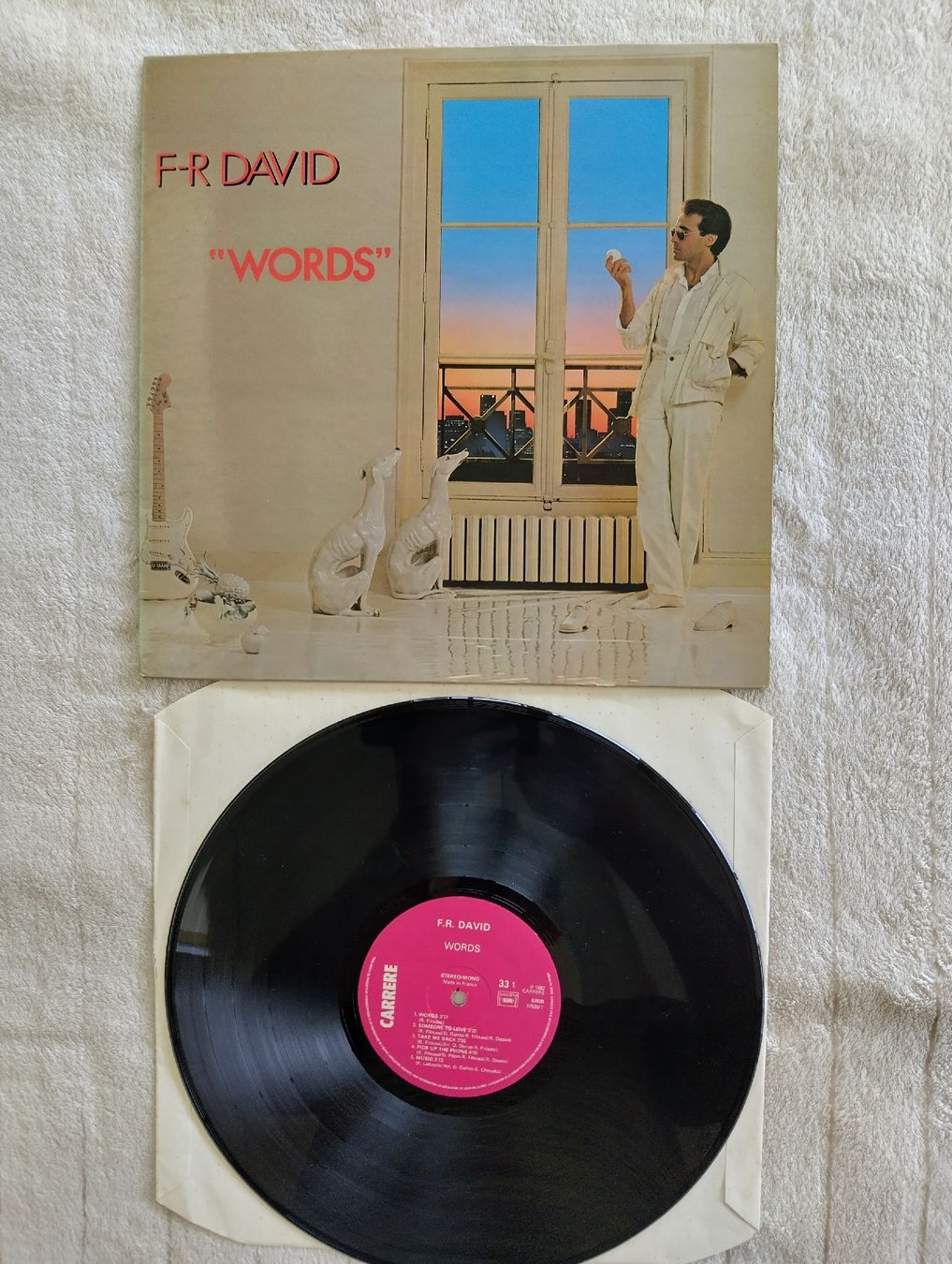 Schallplatten: F.R. David - Words - Vinyle 33 tours – Gebraucht aus Reconvilier von mpa_7b2k