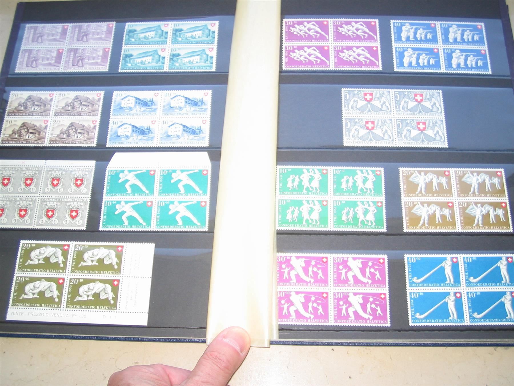 Alle Briefmarken: PATRIA V'block Sammlung postfrisch (1) – Gebraucht aus Winterthur von Kyoung 3
