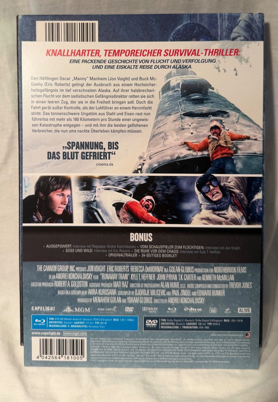 Alle DVDs: Runaway Train Mediabook – Gebraucht aus Zollikofen von hekote 1