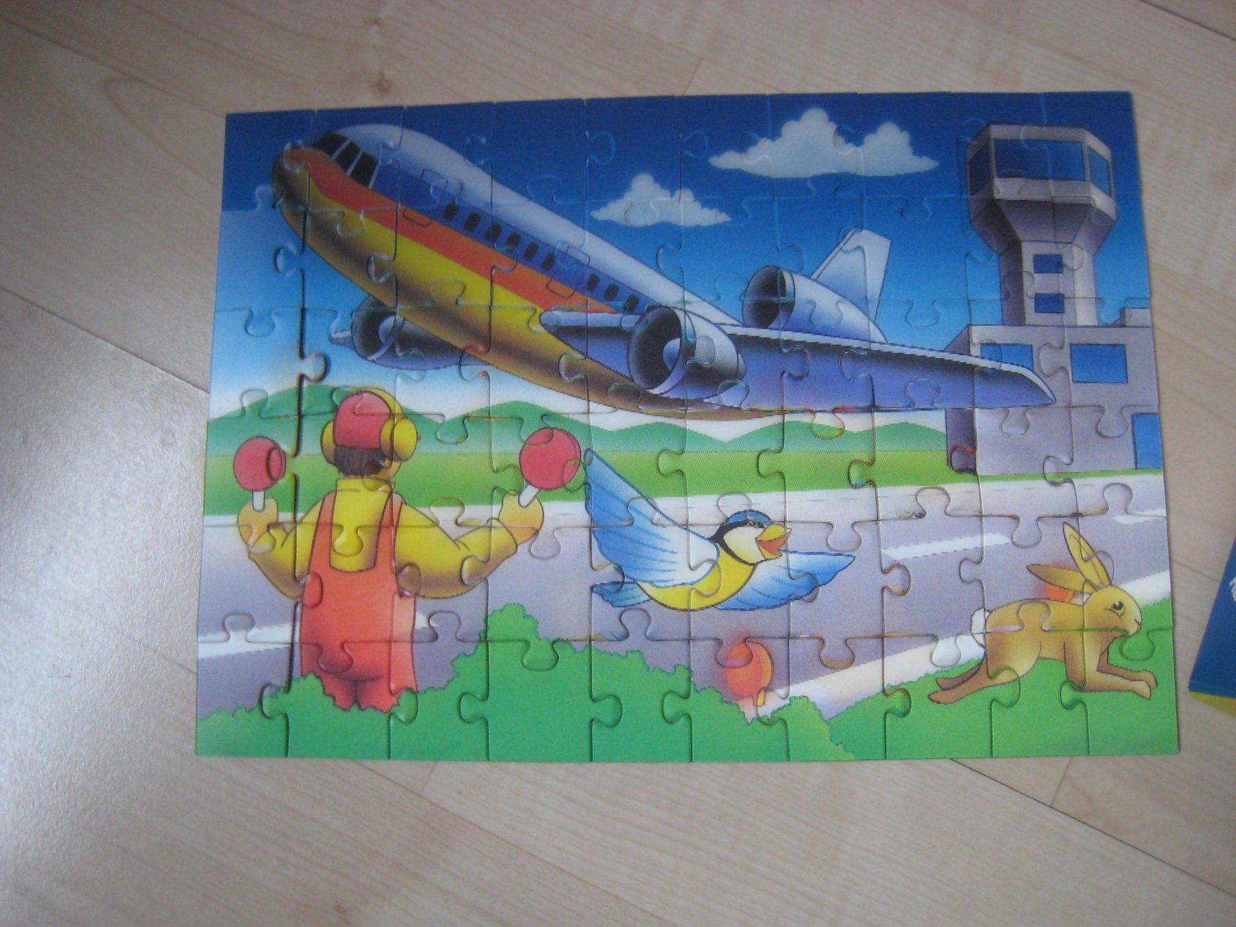 Ravensburger Puzzles: 60 Puzzle  Startendes Flugzeug  Junior Vision Line Hologramm – Gebraucht aus Dättlikon von Mamakuga 1