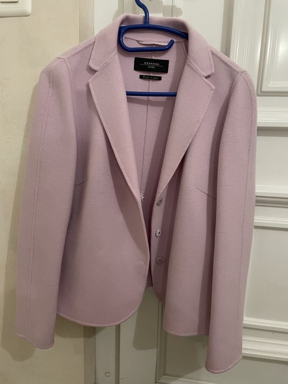 Max Mara Giacche: Veste laine MaxMara Weekend rose pastel T.46 – Usato da Coppet venduto da Len007