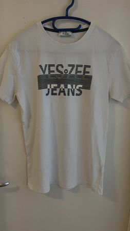Yes-Zee Jeans T-Shirt, Gr. M, Weiss, Top Zustand!