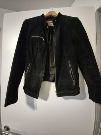 Orsay Black Suede Jacket - Perfect for Autumn Days