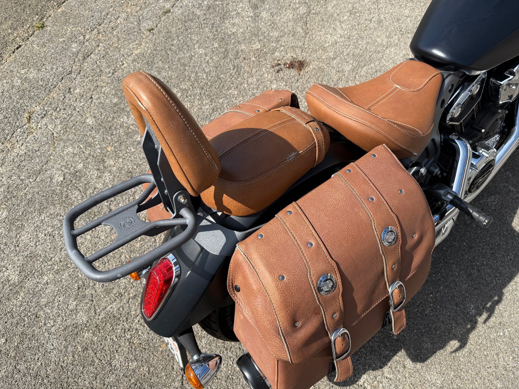 Indian Motorcycle Chopper: Indian Scout ABS noire mat – Usato da BURE venduto da guelatro 4