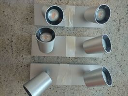 3 neuwertige Halogen-SPOTS, 30x10