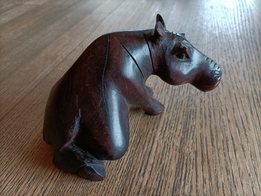 Sculture & Statue: Nilpferd Figur aus Afrika – Usato da Burg venduto da Mainstreet69