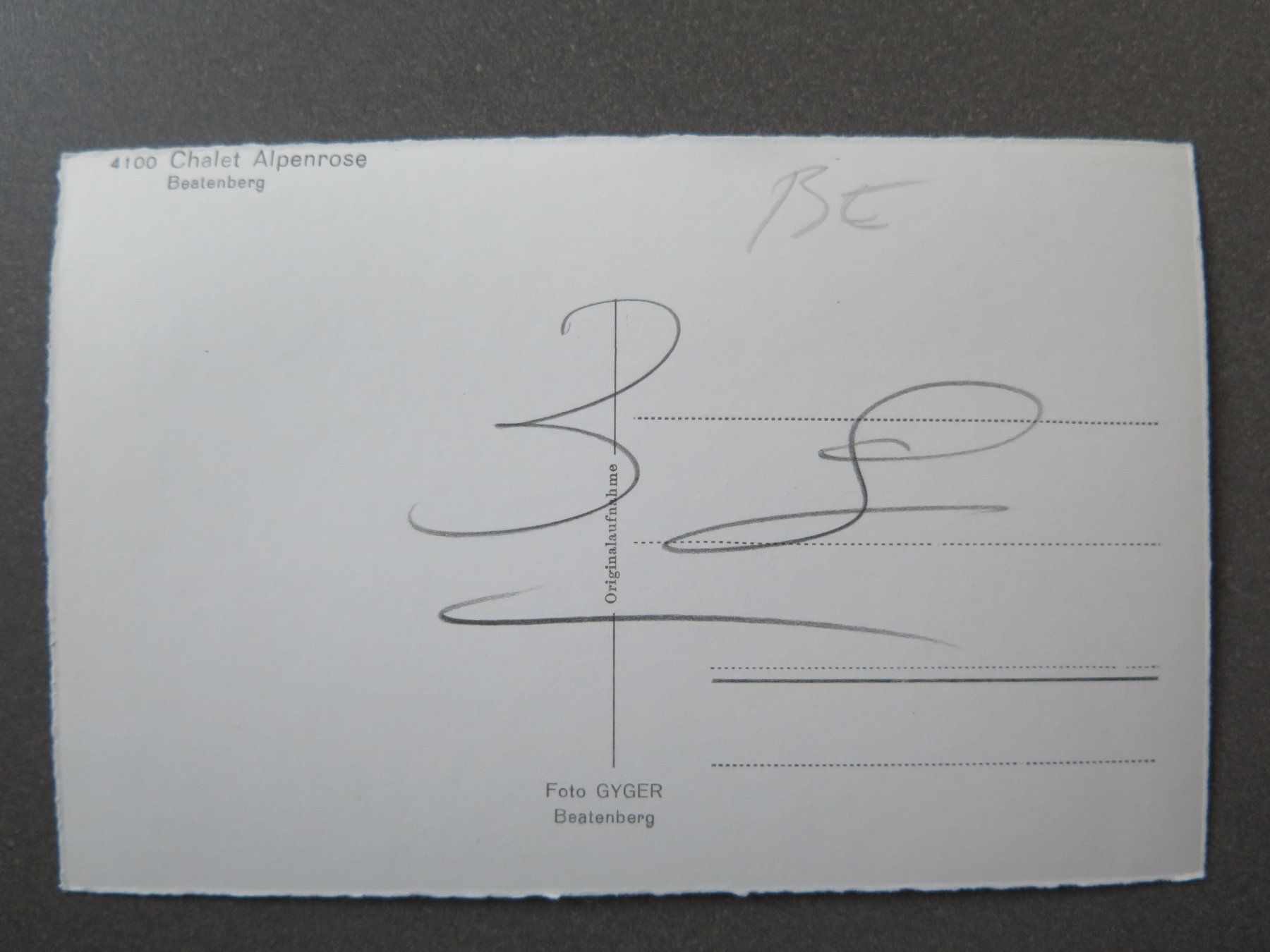 Cartoline postali: BEATENBERG - CHALET ALPENROSE – Usato da Wittenbach venduto da lipasal 1